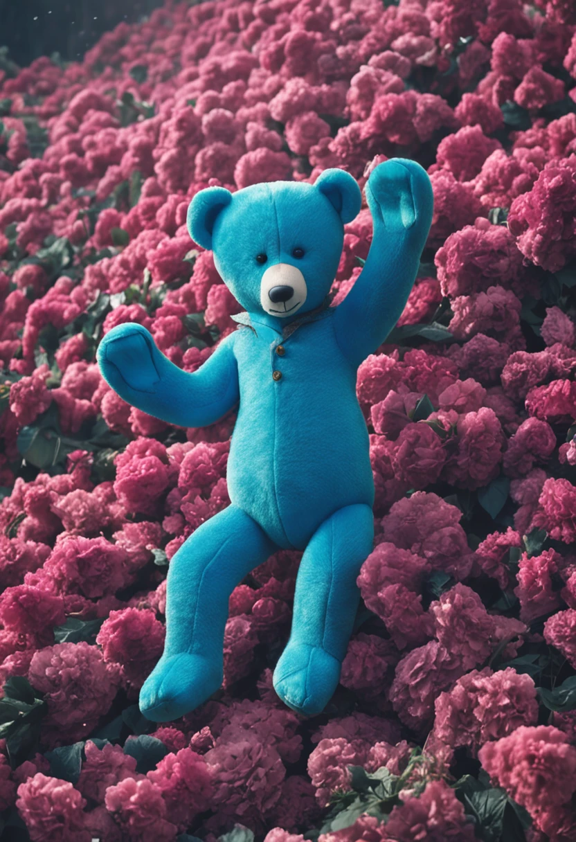 blue teddy bear