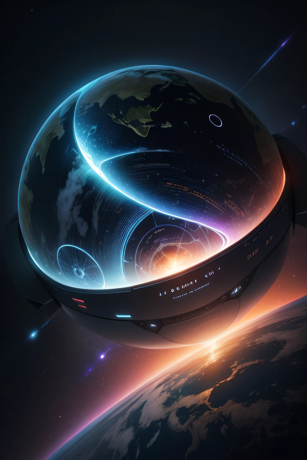 The profile picture is designed to be visually striking and futuristic, capturing the essence of advanced technology in the year 3050.

In the center of the profile picture, there is a stylized depiction of a globe that is partially transparent, with a subtle circuitry pattern etched onto its surface. This globe symbolizes the global reach and interconnectedness of technology in the future.

Emerging from the top and bottom of the globe are sleek and elegant arcs of light, resembling futuristic energy waves. These arcs extend beyond the borders of the globe, representing the limitless expansion and potential of technology. The colors of the energy arcs transition from cool blues and silvers near the globe to vibrant neon greens and purples at their furthest points, symbolizing the continuous evolution of technology.

Behind the globe, a backdrop of stars and galaxies adds an element of cosmic wonder, hinting at humanity's exploration and integration of technology into the cosmos.

In the upper right corner of the profile picture, the channel name or initials are displayed in a futuristic, digital font. The text has a holographic quality, giving it a three-dimensional appearance and a sense of depth.

The color palette of the profile picture consists of deep space blues, vibrant technicolors, and iridescent metallics, enhancing the futuristic and high-tech atmosphere.

This profile picture not only represents the cutting-edge technology of 3050 but also evokes a sense of excitement and wonder about the possibilities that the future holds.

Remember, if you'd like to bring this concept to life as an actual image, you may want to consider working with a graphic designer who can turn your vision into reality.