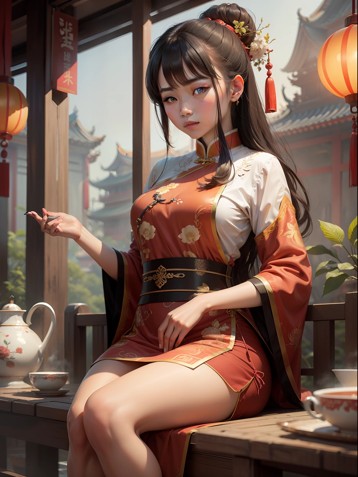 woman, China, ancient, traditional
