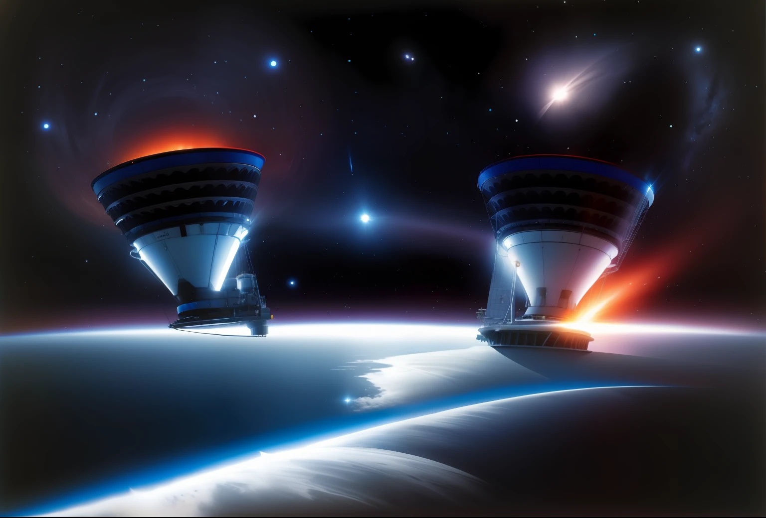 turbines, outer space