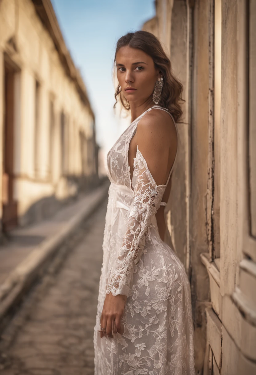 RAW-Foto, 1 Frau, Portrait of a beautiful European woman (Sinnliches Outfit: 1.2), kompliziert, elegant, Highly detailed, Depth of field, natural lightting, Harter Fokus, raytracing, 8K UHD, DSLR, Sanftes Licht, High quality, Filmkorn, Fujifilm XT3, 8K, hight resolution, detailliertes Gesicht, detailliertes Gesicht, Sharpness, (realistisch, fotorealistisch: 1.37), Ultra-detailliert, 1人, beautiful, nur, ,(sinnlich:1.1), Photo of a 20-year-old European woman, Large lower part of the body, big ass, im Bild, Meisterwerk, gut, underware, schwarz_gut, Jacke, schwarz_panties, im Schlafzimmer
