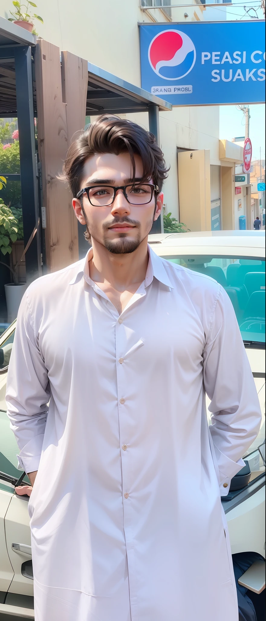 Glasses And Hairstyle change handsome look background change clothes design change