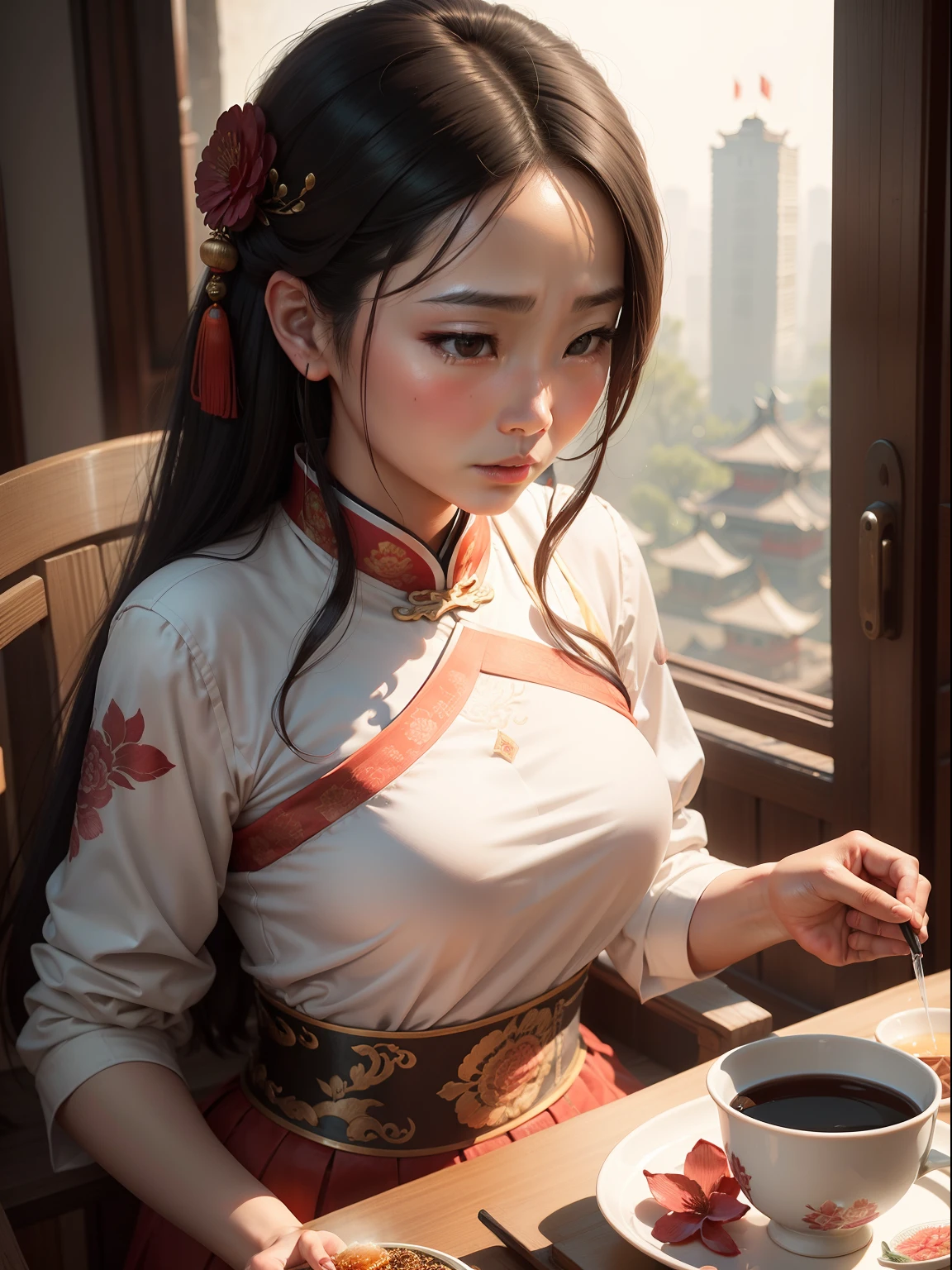 woman, China, ancient, traditional