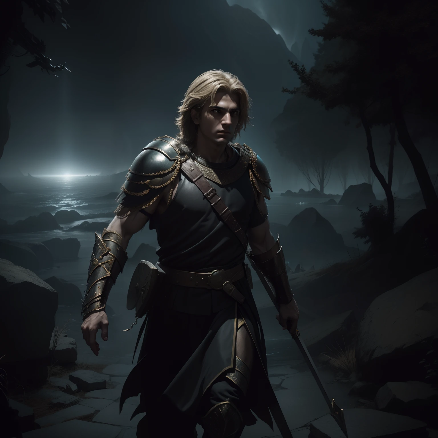 In an epic realm of legend, witness the awe-inspiring tale of Alexander the Great, the fearless conqueror. Legendary, mysterious, and immersed in an atmosphere of darkness and evil.