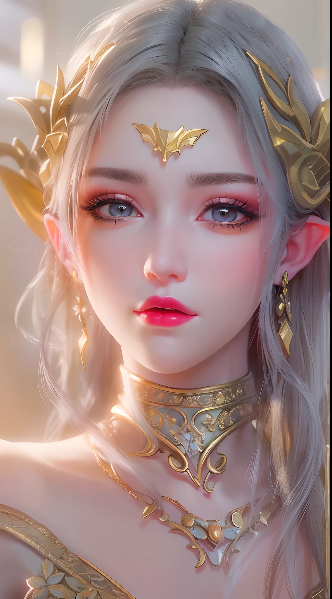 1 20 year old girl, 1 goddess Athena, pink purple silk dress, beautiful goddess Athena face without blemishes, delicate yellow nightgown, long thin sequin nightgown with many sexy black lace details, 1 beautiful thin red silk cloth half veil, female saint legend, female saint icon, beautiful goddess style glitter, dark and mysterious version, vermilion lips, plump red lips, not smiling, mouth closed, delicate and beautiful pino detailing, delicate and beautiful lip detail, , (pure and flawless face: 1.9), female saint body, round chest, big and round breasts, phoenix brooch, long flat bangs, (7-color rainbow hair: 1.9), flower stickers tattoo on forehead, beautiful clear face and well-proportioned eyes, (transparent yellow eyes: 1.8), (big round eyes and makeup, sexy wet eye makeup, very beautiful and meticulous hair makeup, long and delicate blonde hair, delicate, body image: 1.8), figure: and vivid, (stars that make up the sky: 1.7), (the sky of heaven and the fictitious gate of time and space: 1.8), fictional art, RAW photos, hanfu photos, best photos, high resolution, best quality, best photos, best goddess quality, 8k female, super 8 single saint portraits, truest color schemes, masterpieces, best beauty brands, best hair jewelry, brand real photo, dark studio, border light, two-tone lighting, (rose white skin: 1.4), (high skin detail: 1.1), 8k uhd, d slr, soft light, 8k, high quality, candid, volume Smooth and sharp, 10x pixel increase, sexy goddess, sexy goddess, (background space: 1.8), (most beautiful aurora eyes: 1.7), beautiful eyes, aurora beautiful and flowery, (beautiful single girl: 1.8), (more details:0.8),