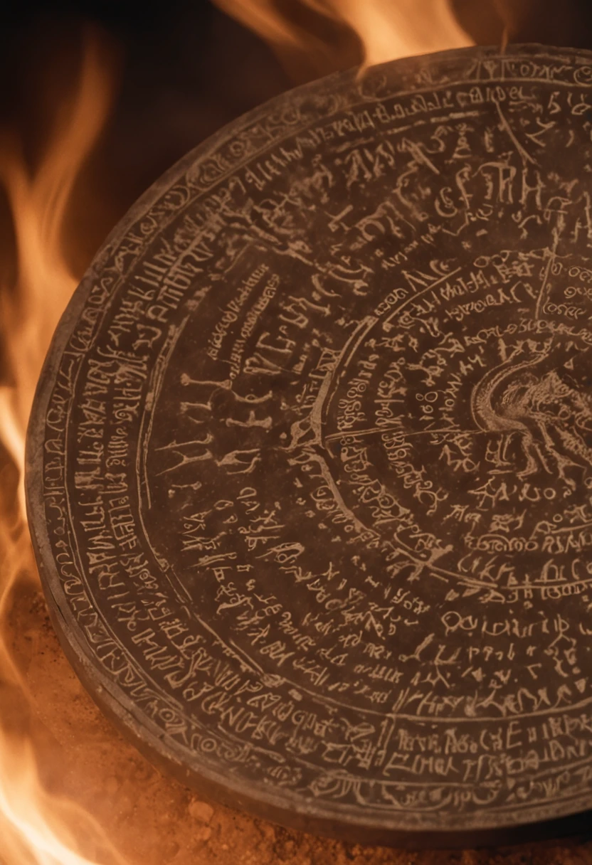 Craft an image depicting an ethereal forge, where the team of language wizards shapes the very essence of the Dothraki and Valyrian languages. An otherworldly fire burns with letters and symbols, while the wizards wield linguistic tools to mold grammar and vocabulary. The glow of their work reveals the primal rhythm of Dothraki and the ancient allure of Valyrian, as if the languages themselves are born from this mystical forge.