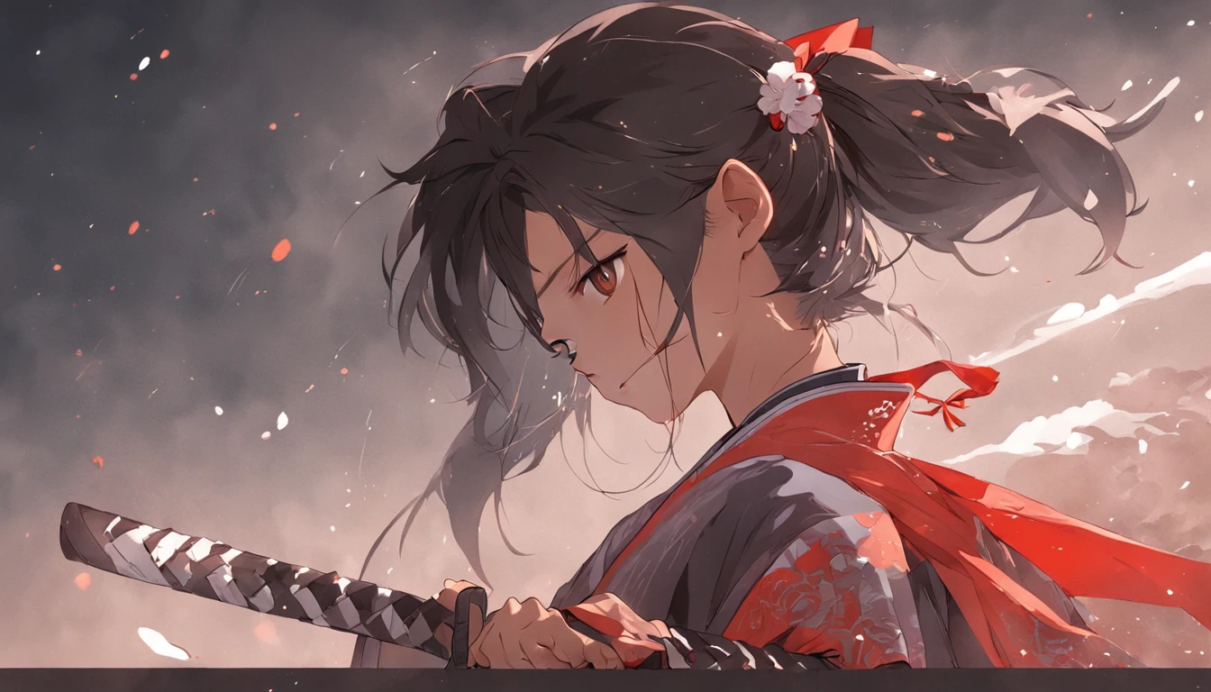Chinese Taoist female samurai,8k wallpaper,Hanfu,超高分辨率,xiuxian,Hand detail,detail in face,