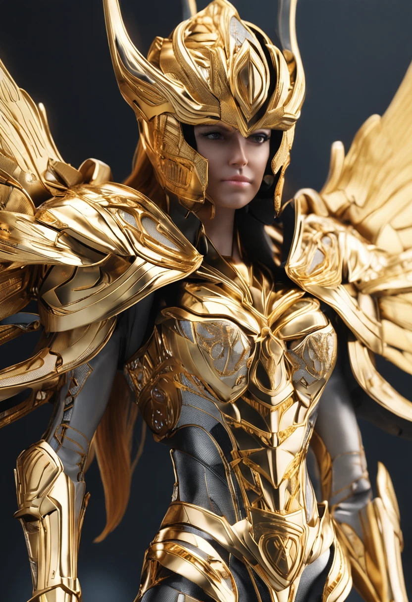 Virgo Gold Saint Seiya,Close-up,of a real,Facial features are carefully depicted,Realistic skin texture,Dark style,depth of fields,high light,Real light,Ray traching,oc rendered,Hyper-realistic,best qualtiy,8K,Works of masters,super-fine,Detailed pubic hair,Correct anatomy,sharp focus on eyes,Bokeh,Facial features are carefully depicted