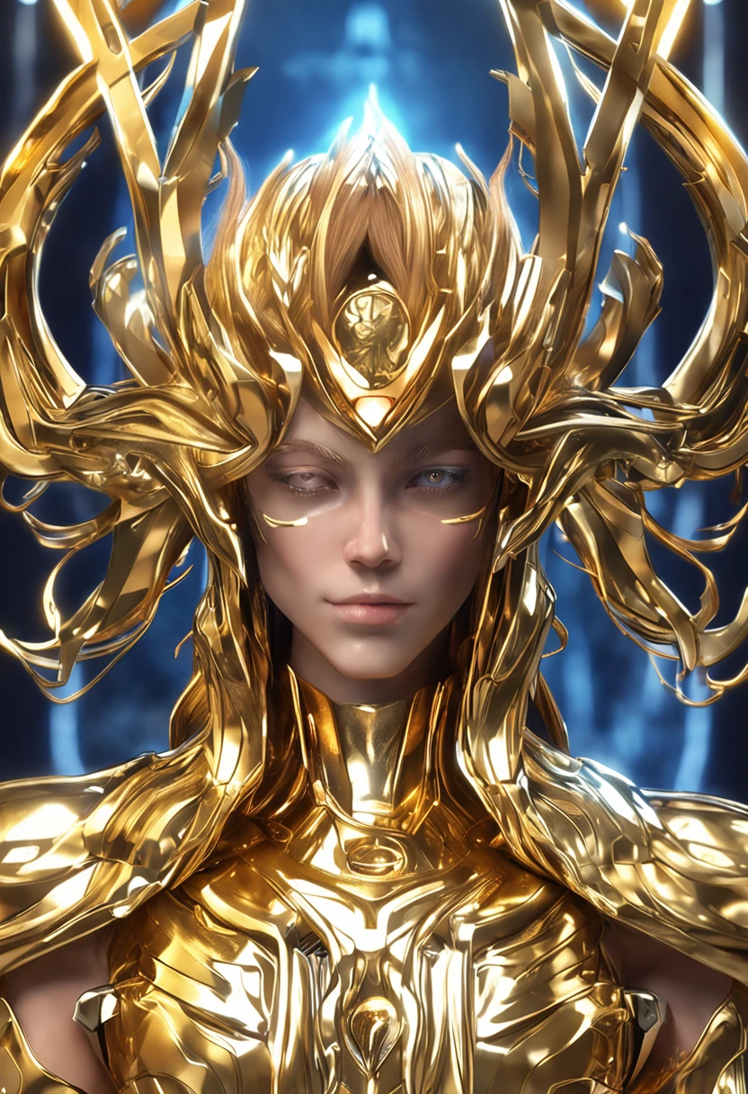 Libra Golden Saint Seiya,Close-up,of a real,Facial features are carefully depicted,Realistic skin texture,Dark style,depth of fields,high light,Real light,Ray traching,oc rendered,Hyper-realistic,best qualtiy,8K,Works of masters,super-fine,Detailed pubic hair,Correct anatomy,sharp focus on eyes,Bokeh,Facial features are carefully depicted