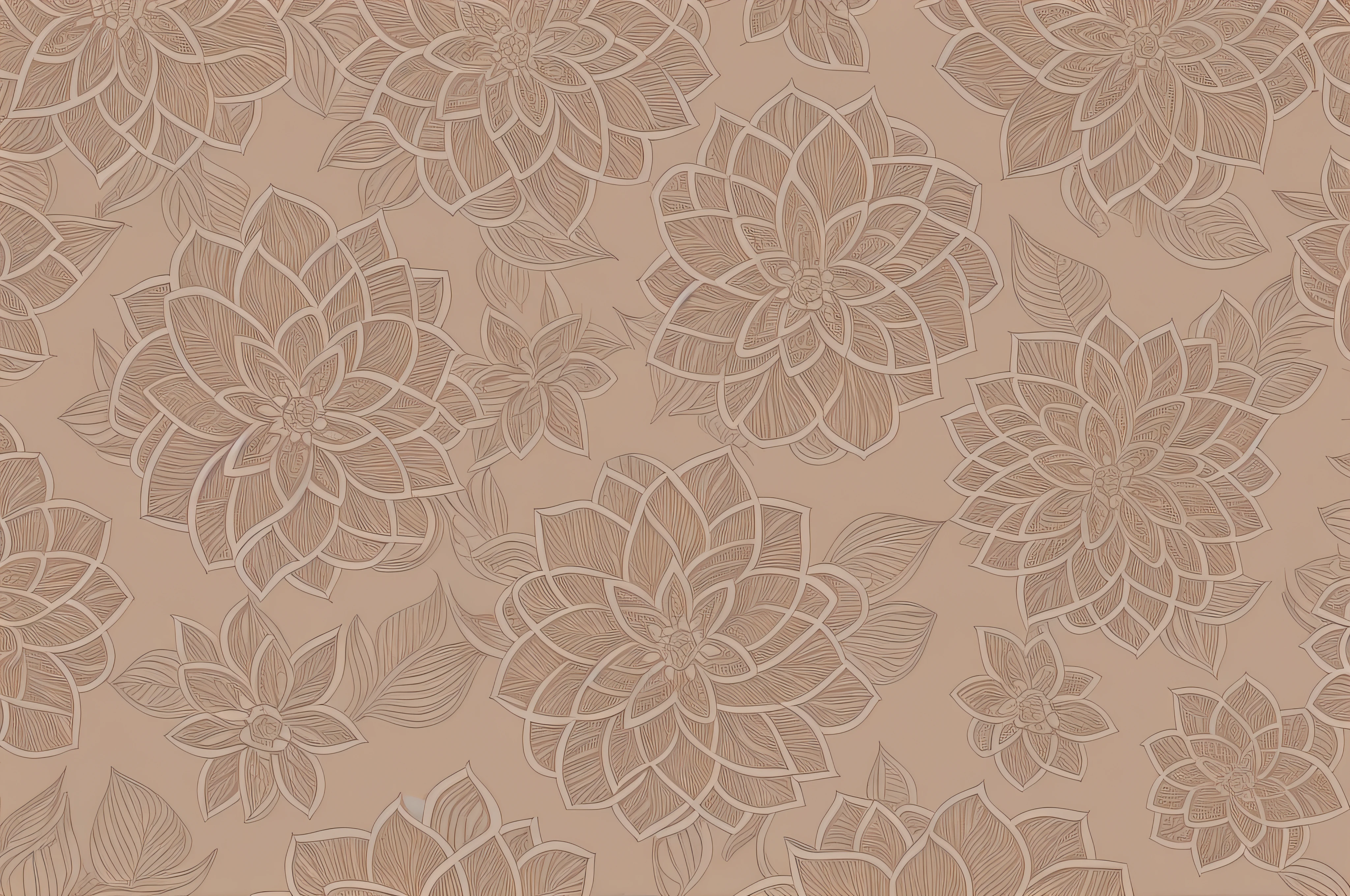 style Exotic floral pattern wallpaper texture