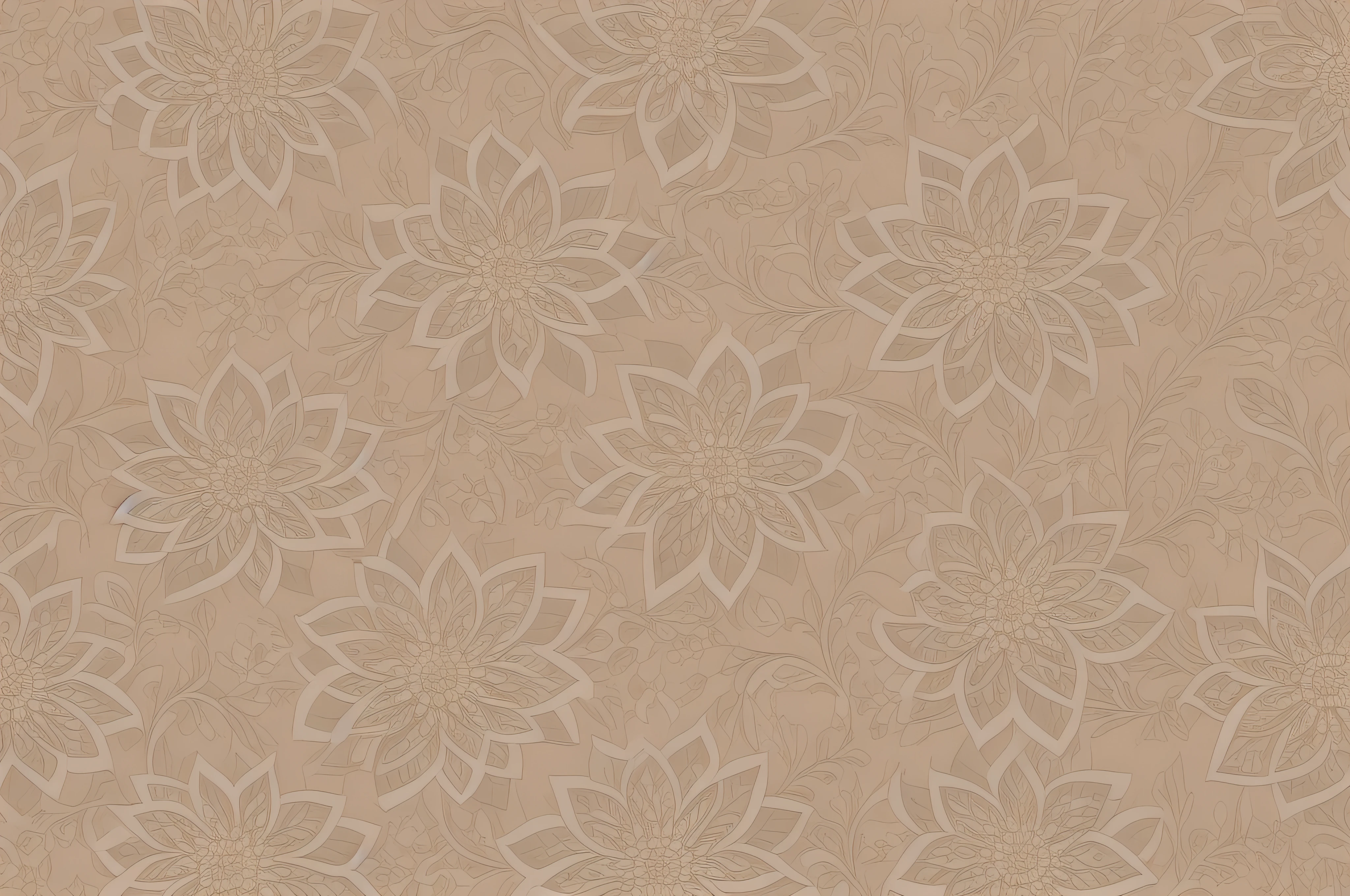 style Exotic floral pattern colored wallpaper texture