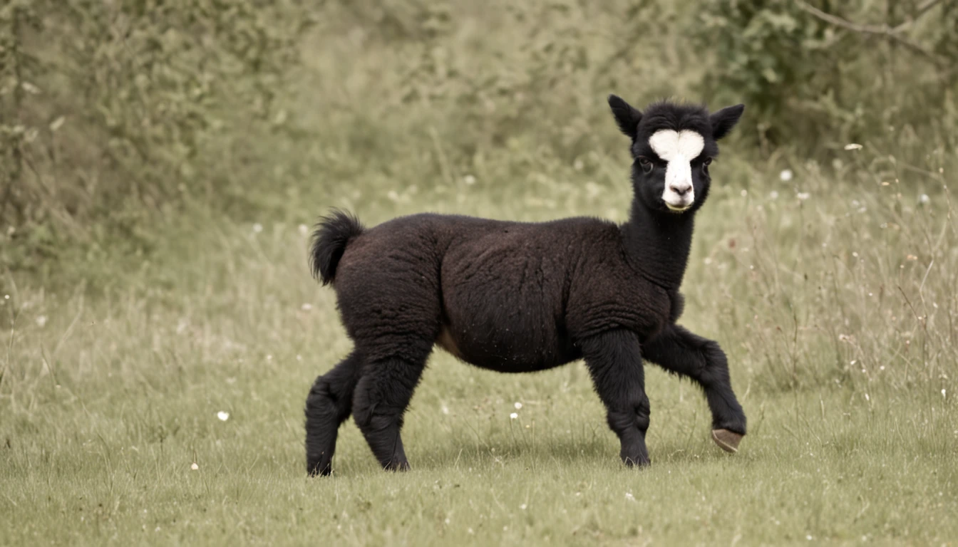 cria a imagem de um guerreiro com armadura de cor azul e preto cavalgando em cima de uma cavalo de cor negra e olhos azuis