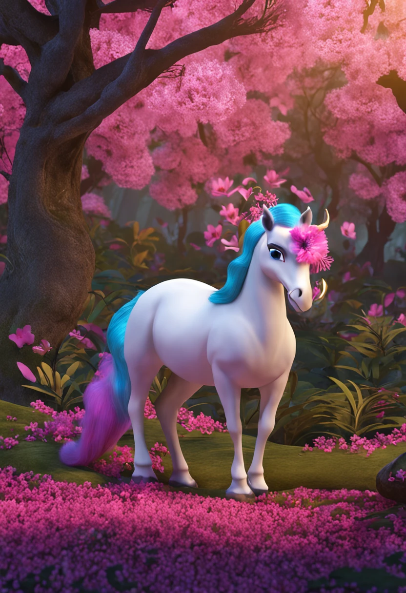 Introduza Aurora, The friendly unicorn, que vive na Floresta Encantada.
Meet your Soren friends, o coelhinho, e Lumi, a fada das flores.
Mostre como eles brincam juntos e cuidam da floresta.