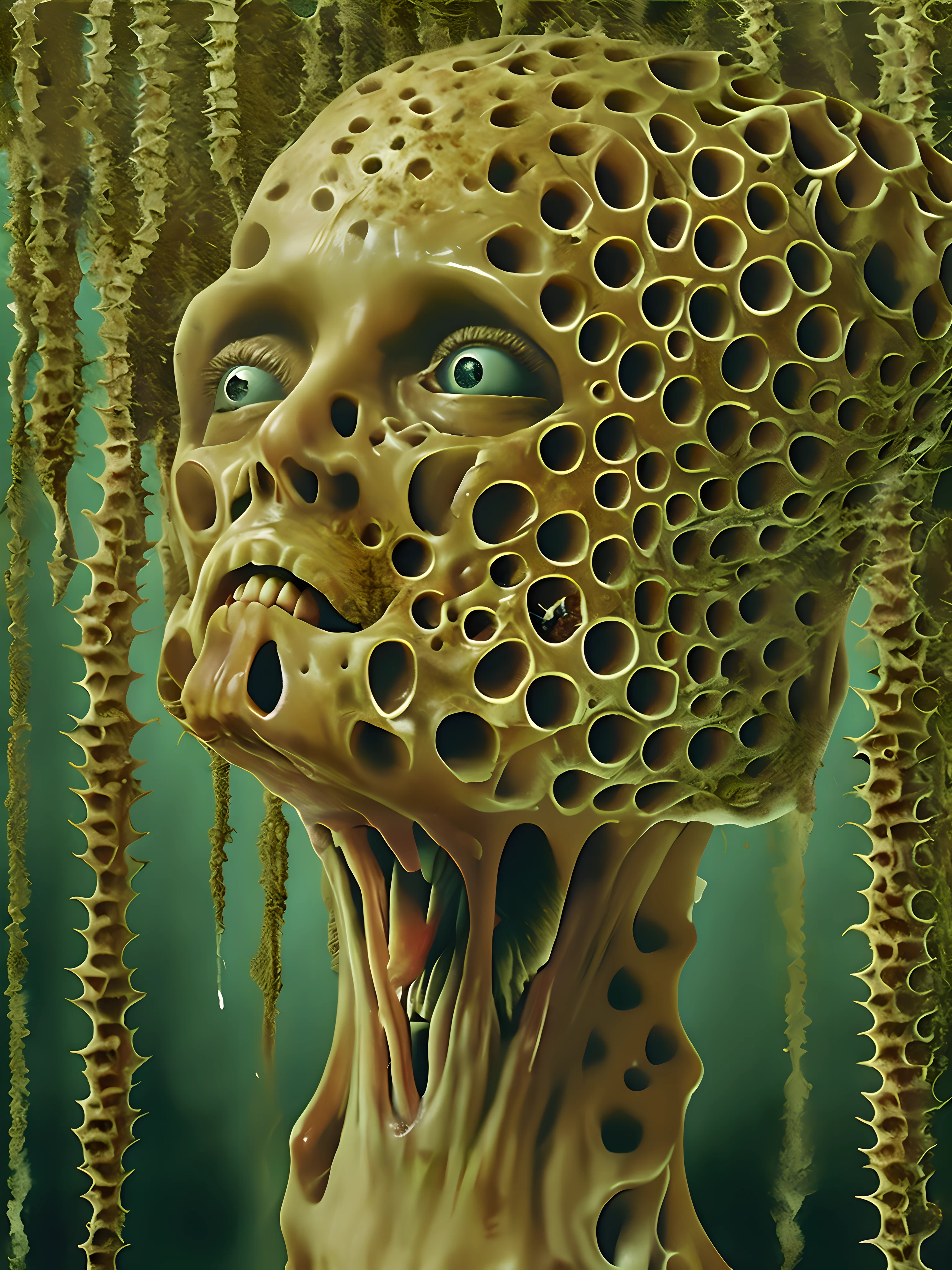 masterpiece, gore, Trypophobia, by Wes Craven