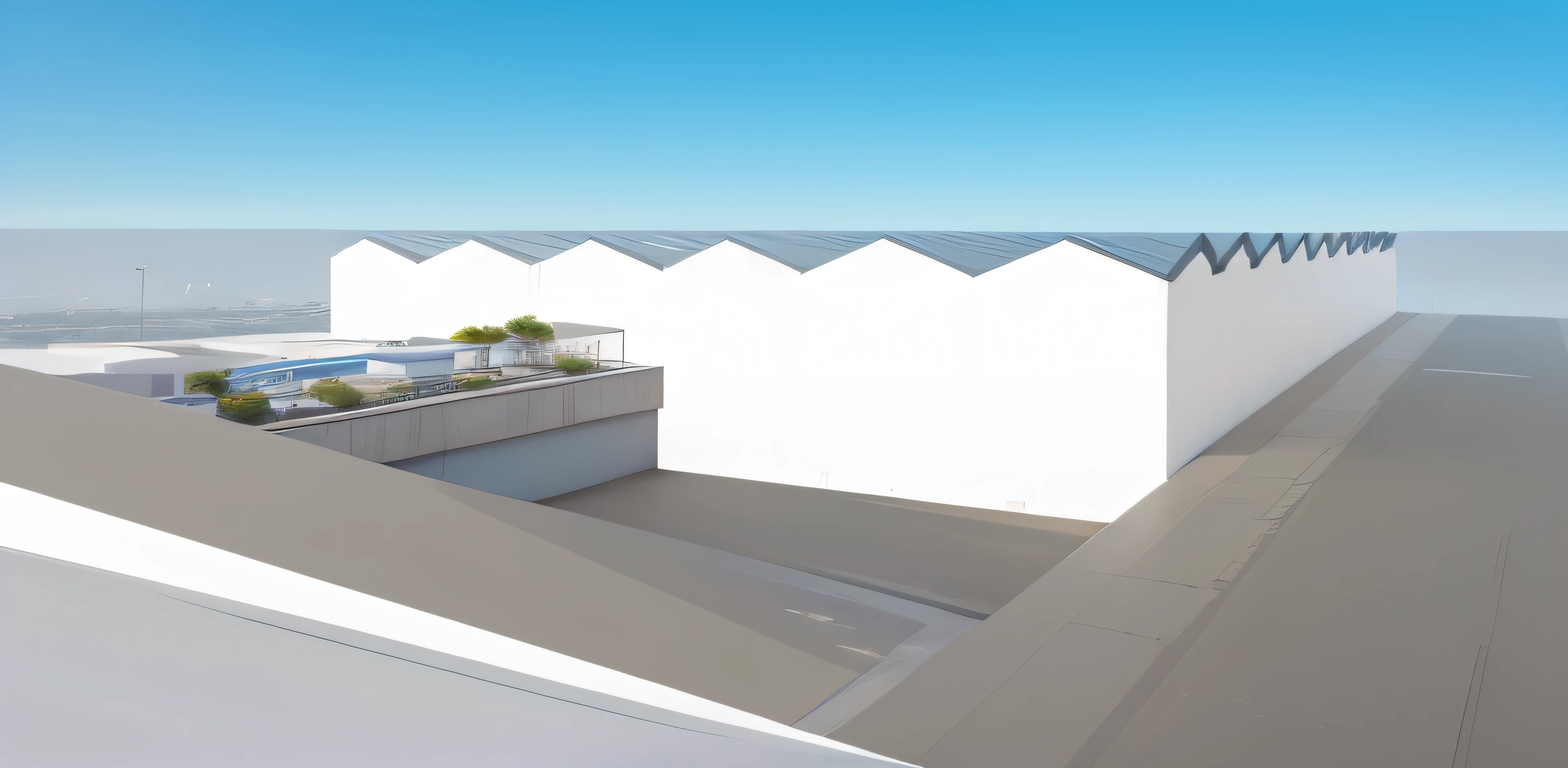 arquitetura, renderizado, paisagismo, futurista, realistic sky, jardim aberto, ruas, carros, pessoas, passaros, sol, fotografia