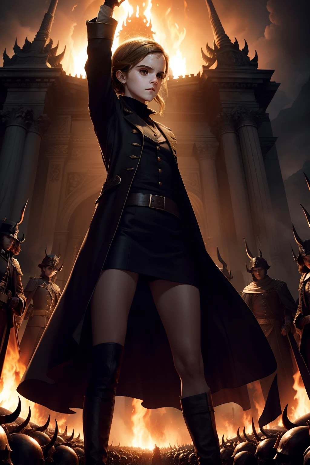 "Emma Watson commanding an Army of Hell."