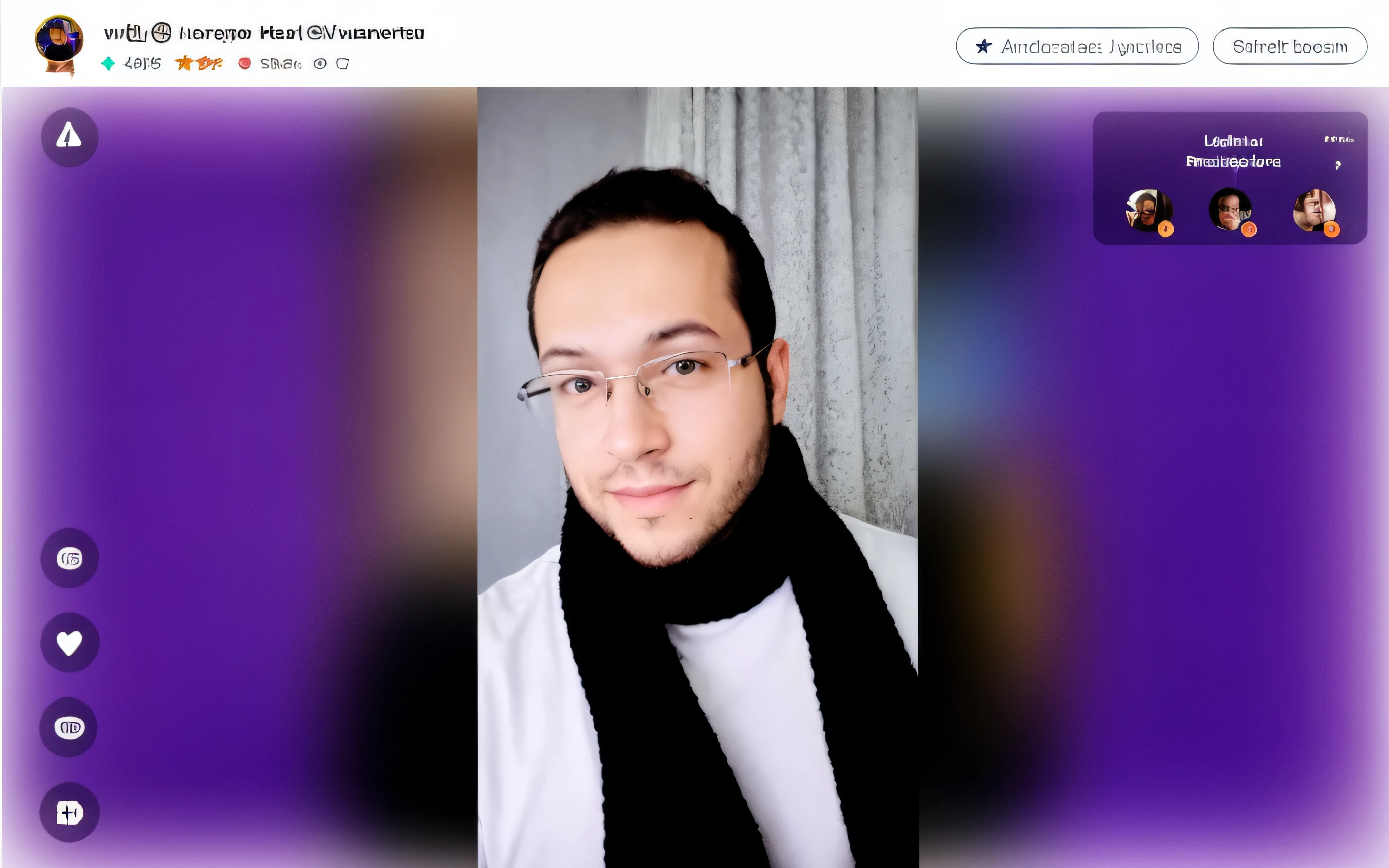 Arfed image of a man with glasses and a scarf in, neckbeard, imagem de qualidade muito baixa, Streamer do Twitch / Jogador Ludwig, foto de perfil 1024px, facebook post, jewish young man with glasses, saâdane afif, foto de baixa qualidade, apenas neve no fundo, Imgur, Postagem no Reddit, foto do snapchat