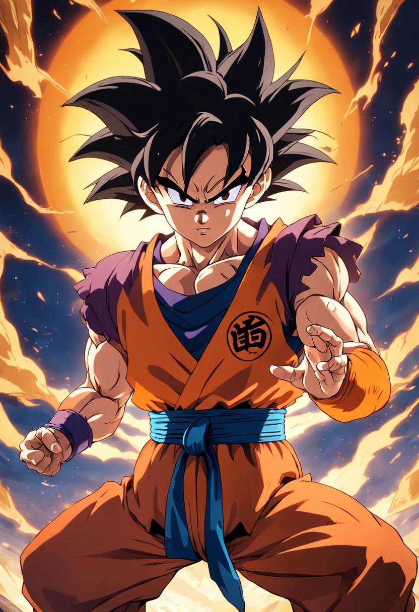 (extremamente detalhado CG estilo, ultra-realista) Yamcha de Dragon Ball Z malhando intensamente em uma academia, sharp shadows.