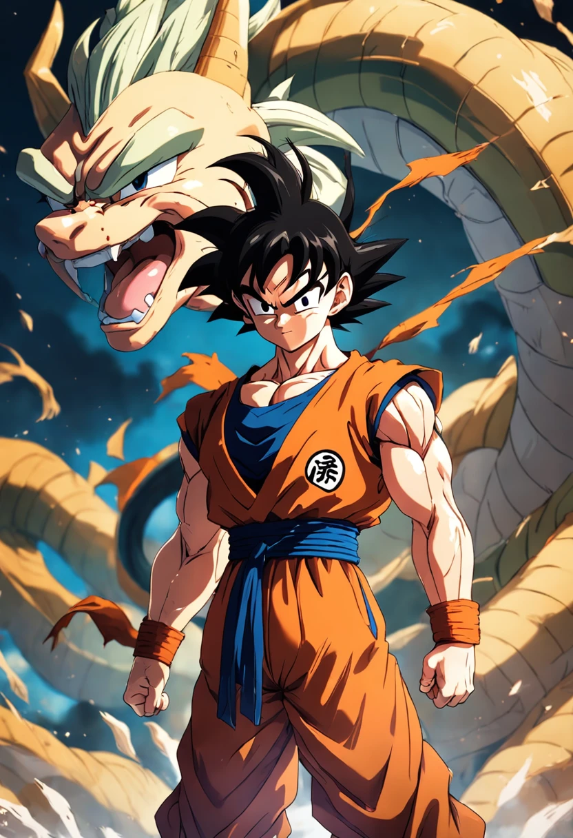 "(extremamente detalhado CG estilo, ultra-realista) Yamcha, de Dragon Ball Z, se exercitando intensamente em uma academia, sharp shadows."