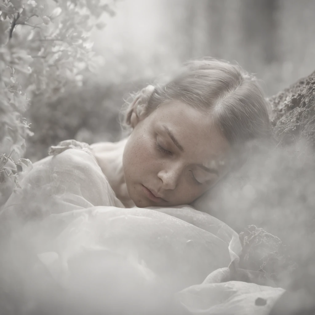 Imagine a natural point of view for a new recently technology applied to the dead body of human being, while the mindful arise toward a vacancy in the foggy room.