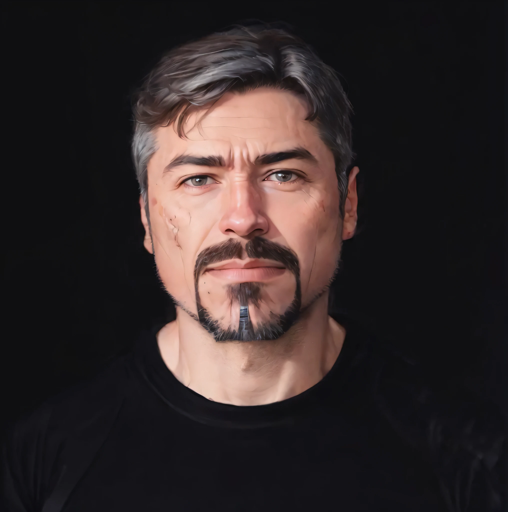 "this face with the Iron Man armor"