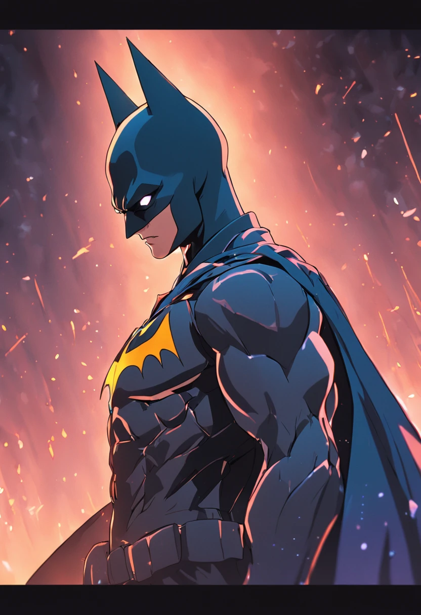 Batman DC. anime, HD, minimal details, poseable, corpo completo, 8k