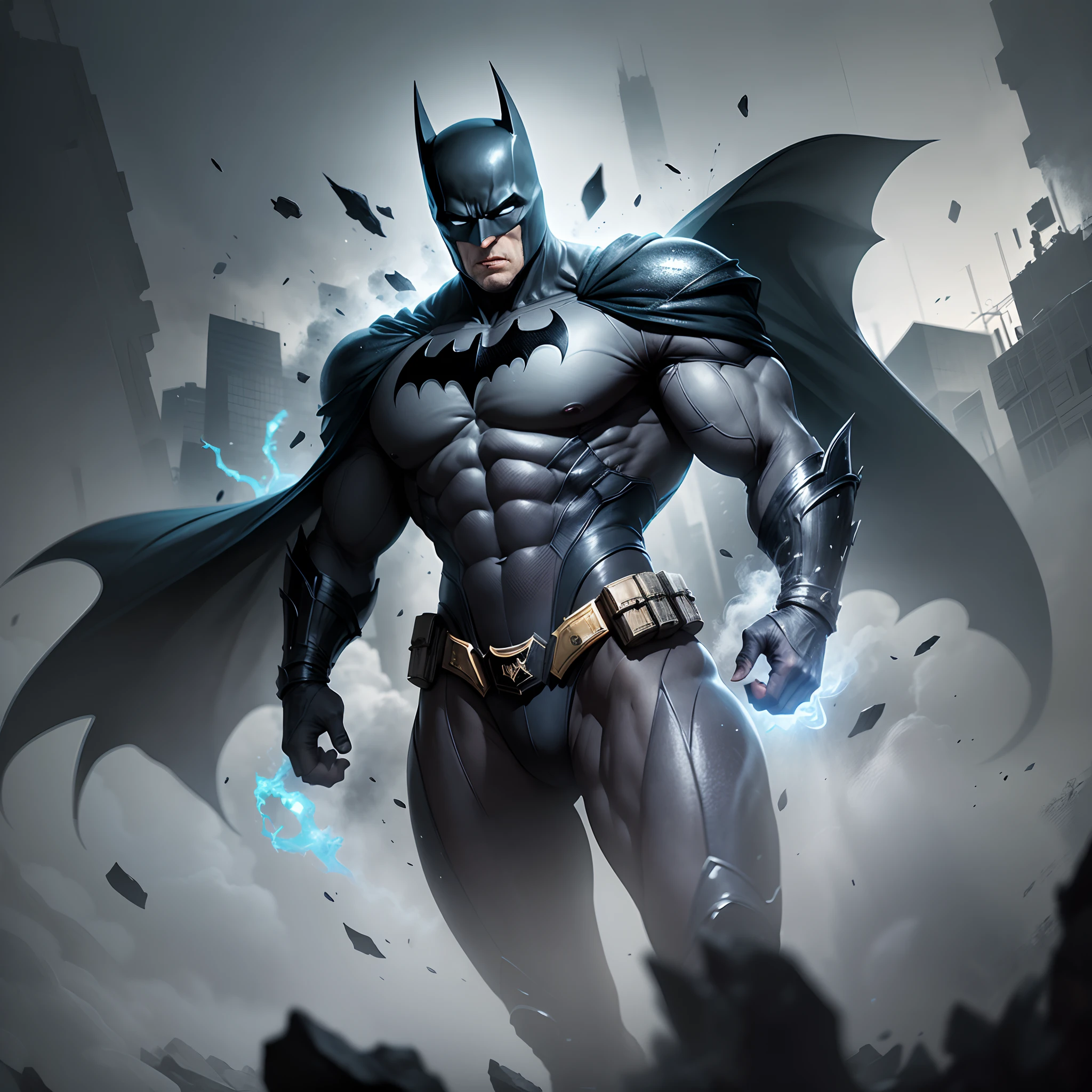 (Henry Cavill como Batman), (no mask on), (No mask), (Batman o cavaleiro das trevas), (Batman musculoso), Batman, corpo masculino, corpo musculoso, o cavaleiro das trevas, dentro de uma caverna, caverna escura, luz lua cheia, morcegos sobrevoando dentro da caverna, musculoso, uniforme detalhado e moderno, nevoeiro sombrio, batcaverna, esconderijo do Batman, luzes em seu uniforme, anti-hero pose, foto do corpo inteiro, full body angle, visible whole body, head arms legs,
