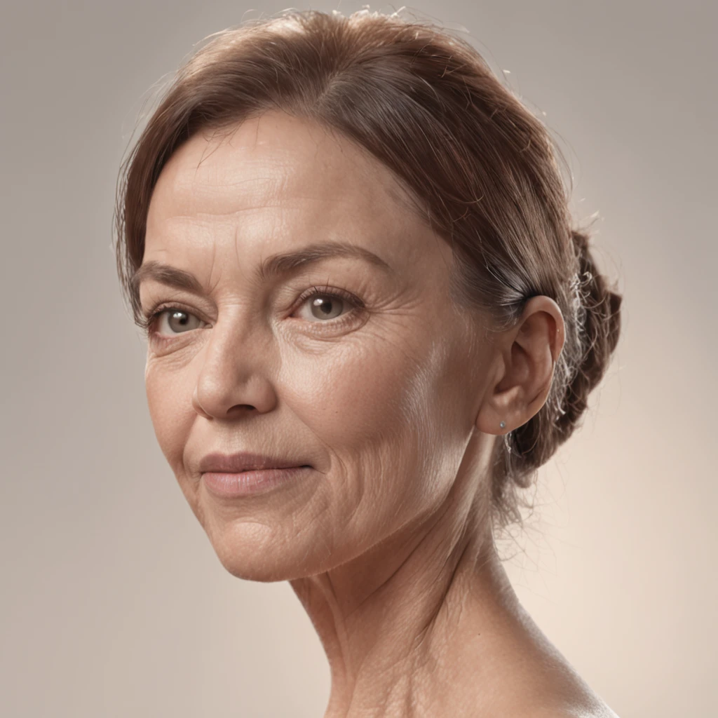 (Professional 3D rendering:1.3) de (Realistic:1.3) Foto de arte mais bonita do mundo,woman with wrinkles or visible frown lines soft and shiny, action shot, poros da pele, somente o rosto de frente, caucaciana, clear lighting, sem sombreamento pesado, circunstanciado, Rosto detalhado, (vibrante, fotografia realista, Realistic, Dramatic, Escuro, foco nítido, 8k), (Roupas modernas,(altamente detalhado:1.4), pintura digital, rendering by octane, art stations, Conceito-Arte, liso, foco nítido, germe da arte, (Loish:0.23), Wlop Ilya Kuvshinov, e Greg Rutkowski e Alphonse Mucha Gracias, (global ilumination, studiolight, Light Volumetric), ((Fundo escuro)),CGSesociedade,art stations