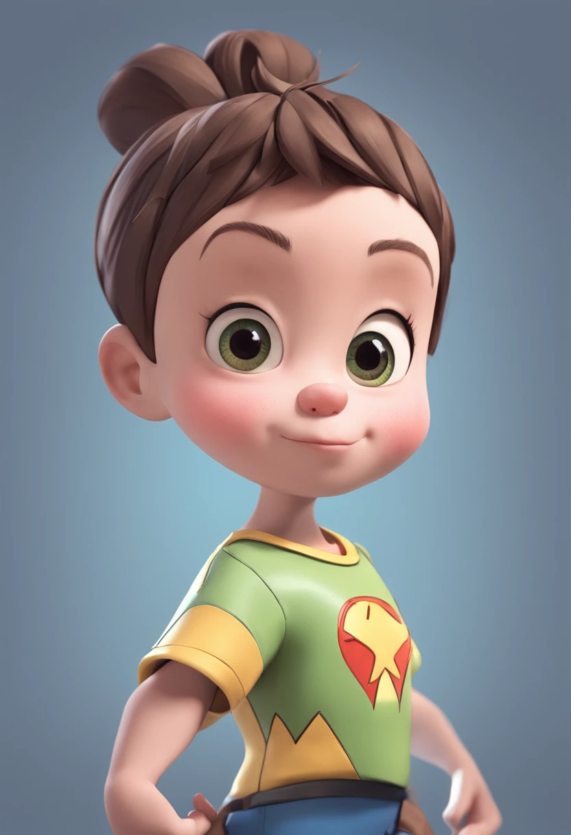 retrato da mulher ::style cartoon, (((Front view))), usando terno, Estilo Disney Pixar, Filme 3D, altamente detalhado, vivid colors (((corpo inteiro))) ::n_style realista, anime ::seed 040506