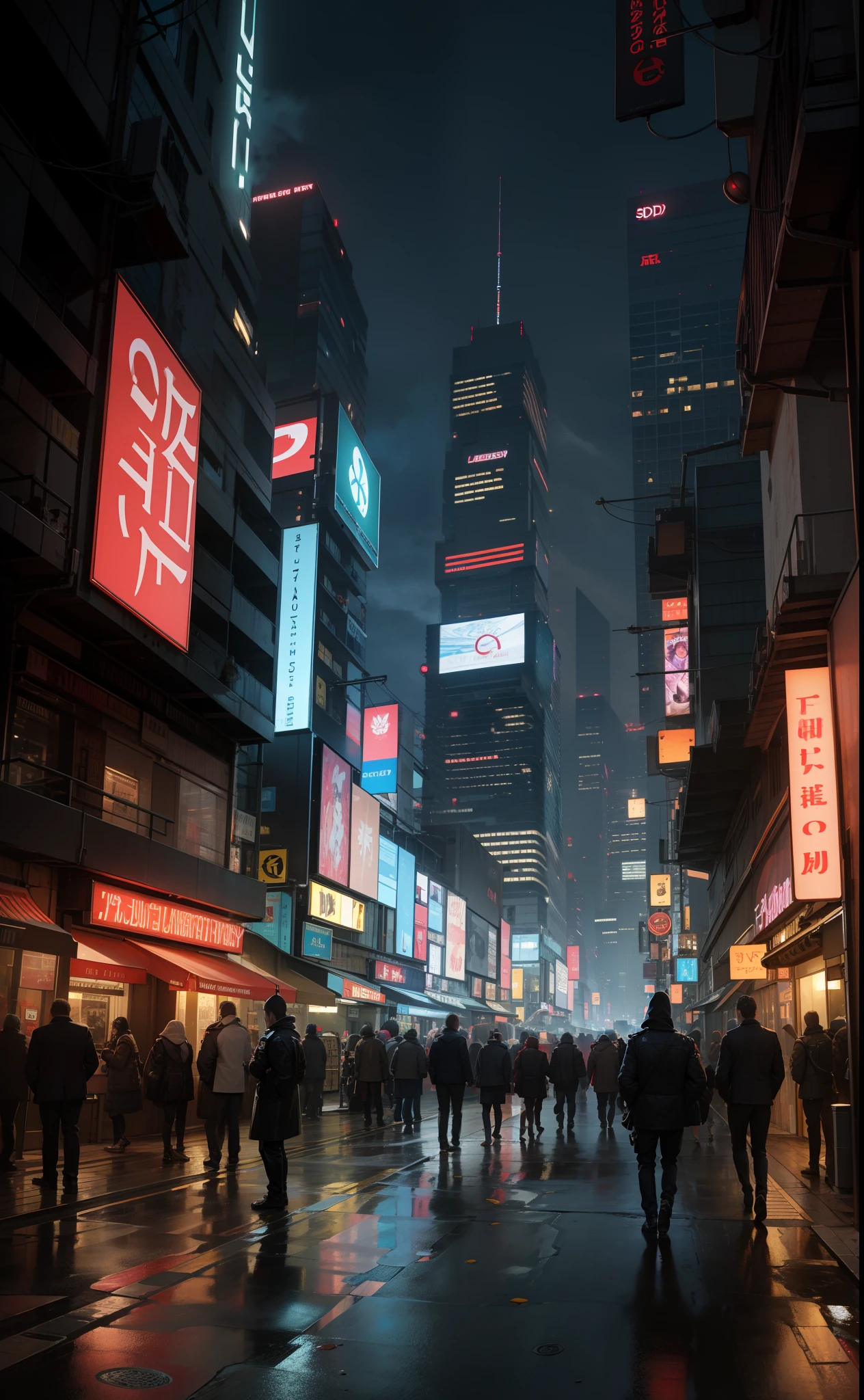 Urban design of Sidmead、chaos、Complex and high-definition、bladerunner city、sid mrad police spinner, Ridley Scott's visual expression、Futuristic cities、cyberpunked、streetview