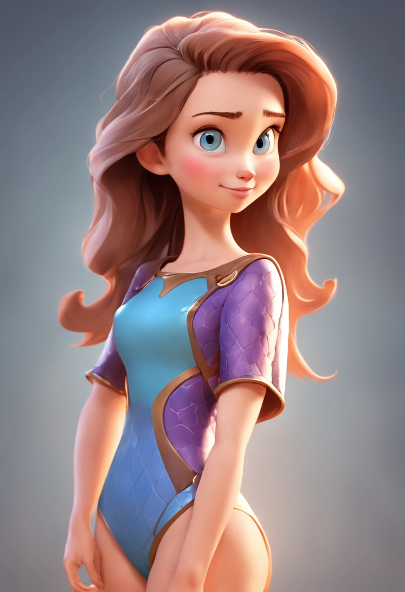 retrato da mulher, on top of a Dragon ::style cartoon, (((Front view))), Estilo Disney Pixar, Filme 3D, altamente detalhado, vivid colors (((corpo inteiro))) ::n_style realista, anime ::seed 040506