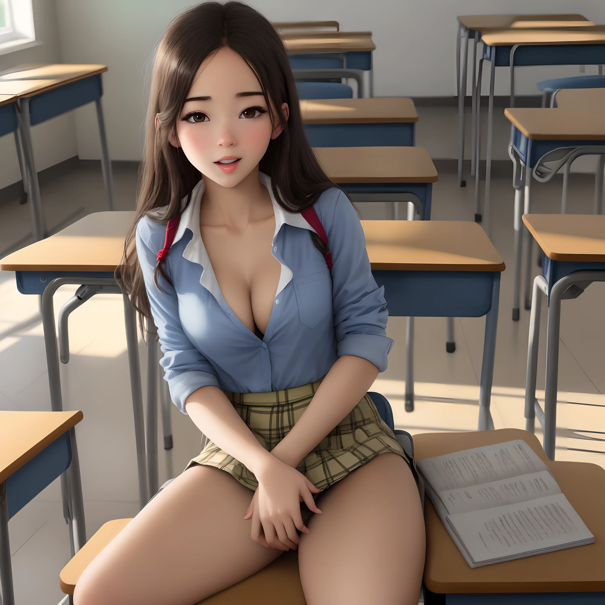 Masturbating in the classroom
