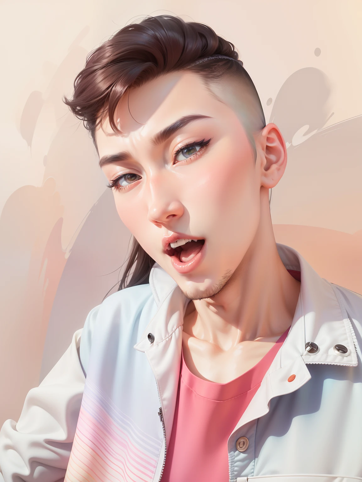 Dynamic cartoon style,with dynamism,Colorful and rich scenes,Presentation of exquisite details,Bright and lovely pastel tones,Lively and dynamic,Rainbow colors,Smooth lines,adorable expression。