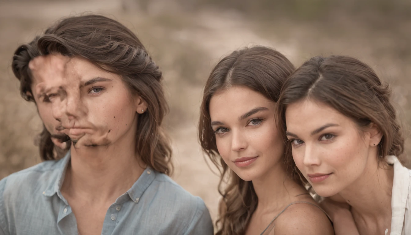 Cinco amigos (2 mulheres e 3 homens) - Emily, Alex, Sarah, Davi e Marcos