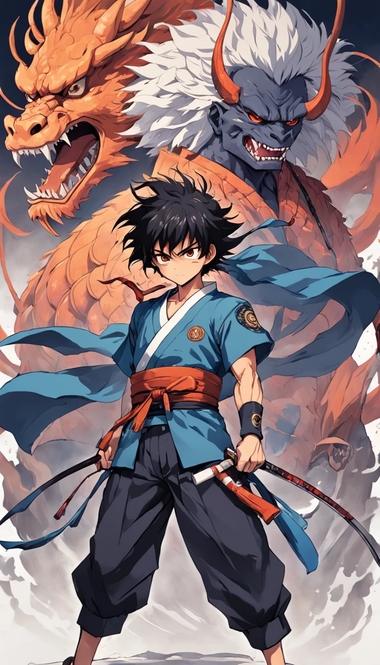 design de camisetas, Ultra color illustration, arte do centro, fierce dragon background, Afuro Samurai) is a Japanese independent seinen manga (dōjinshi) criado por Takashi Okazaki, Samurai_ (Anime Samurai afro), arma, 1homem 38 anos, sozinho, Foco masculino, espadin, espada entregue para os alunos formados na escola naval, Educational institution of the Navy of Brazil, escala de cinza, cabelo afro, manly, feroz, propriedade, cicatriz no rosto, parte superior do corpo, incrivelmente forte, Rita Rossweisse, Gothic colors, climate of tension and terror, Artlista_Mililitro,estilo Samurai, Estilo de tinta, Sketch style, hand-painted lines , Linha de borda, marca de tinta, pencil line, vivid colors, super realistic, pele texturizada, Focus on the round face and the mathematical formulas in the background.