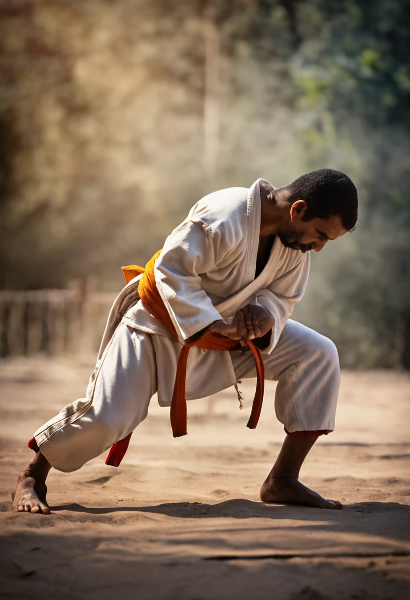 Capoeira, Keywords: Mestre Bimba's disciples, approaching, defensive stance, intervention, delay, anticipation, drawning.