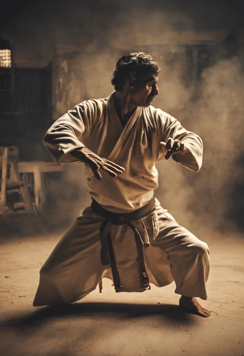 capoeira, Conflict Averted by Vinda, Keywords: Mestre Bimba's disciples, approaching, defensive stance, intervention, delay, anticipation, drawning, rabisc .