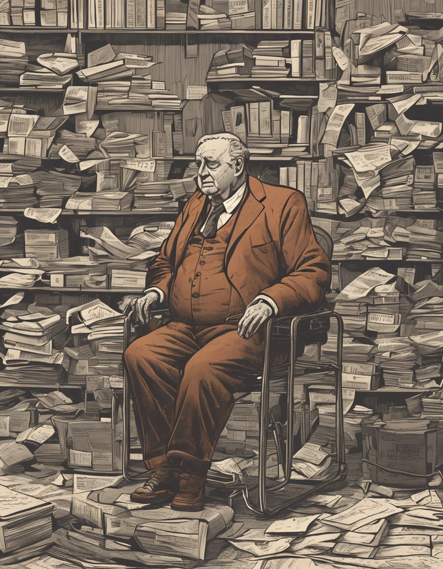"A sedentary man with poor health."
