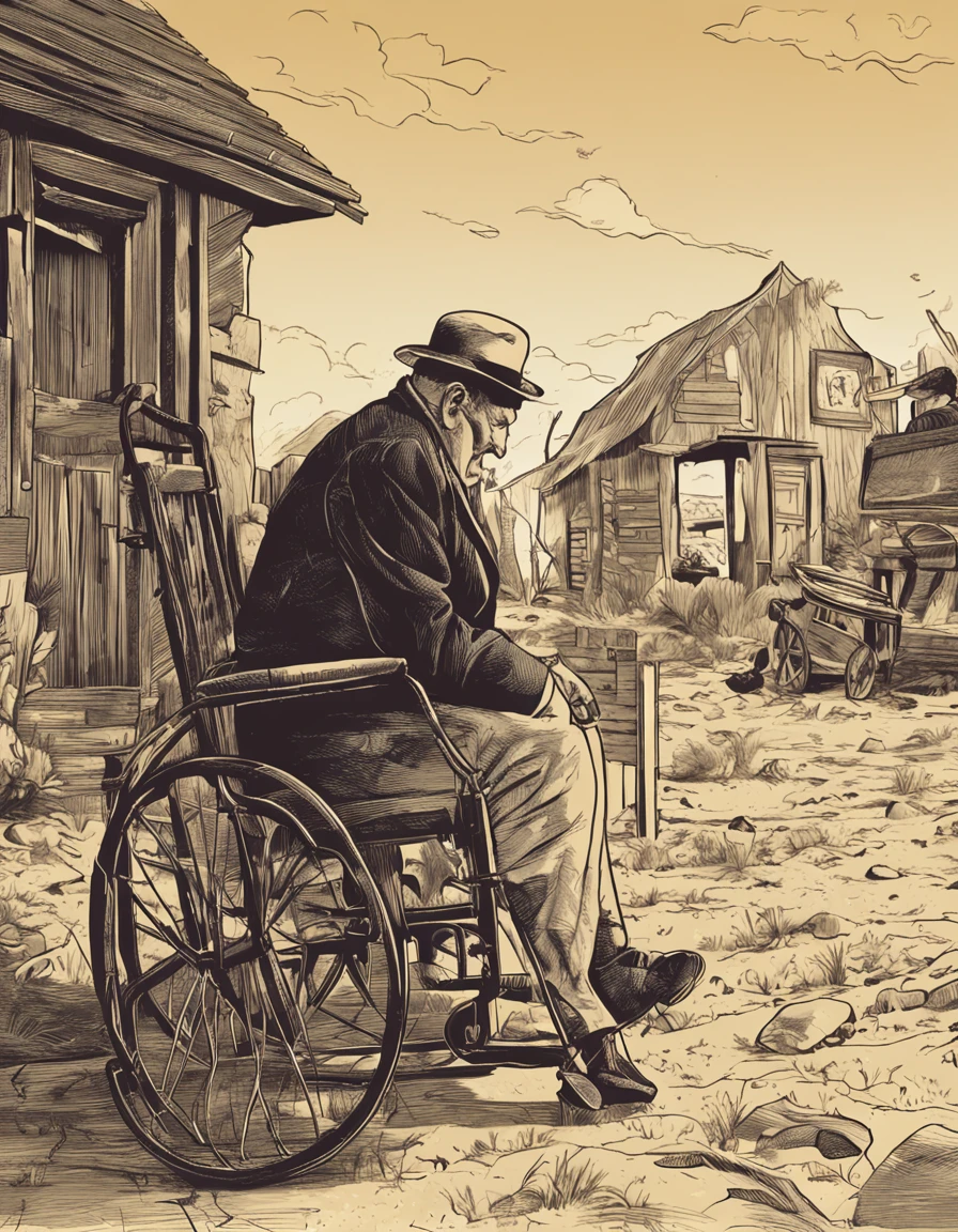 "A sedentary man with poor health."
