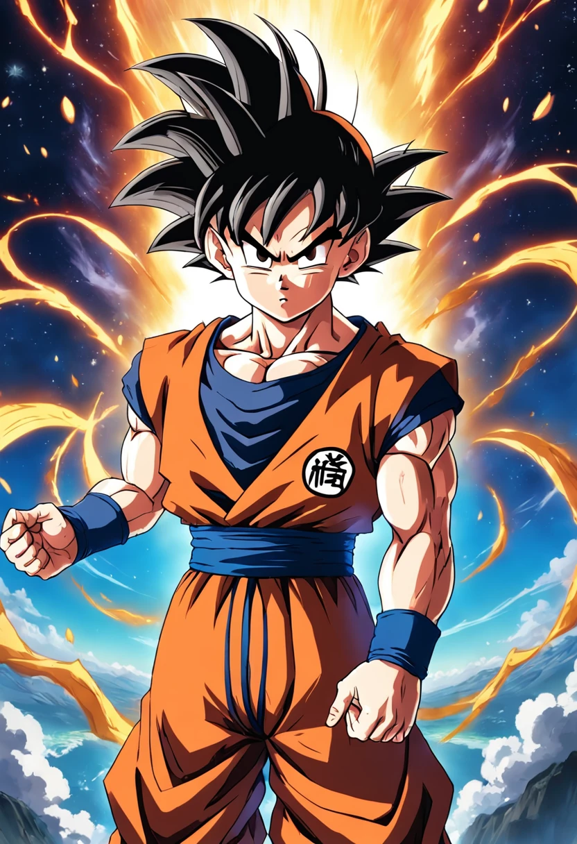 goku de dragonball super com instinto superior