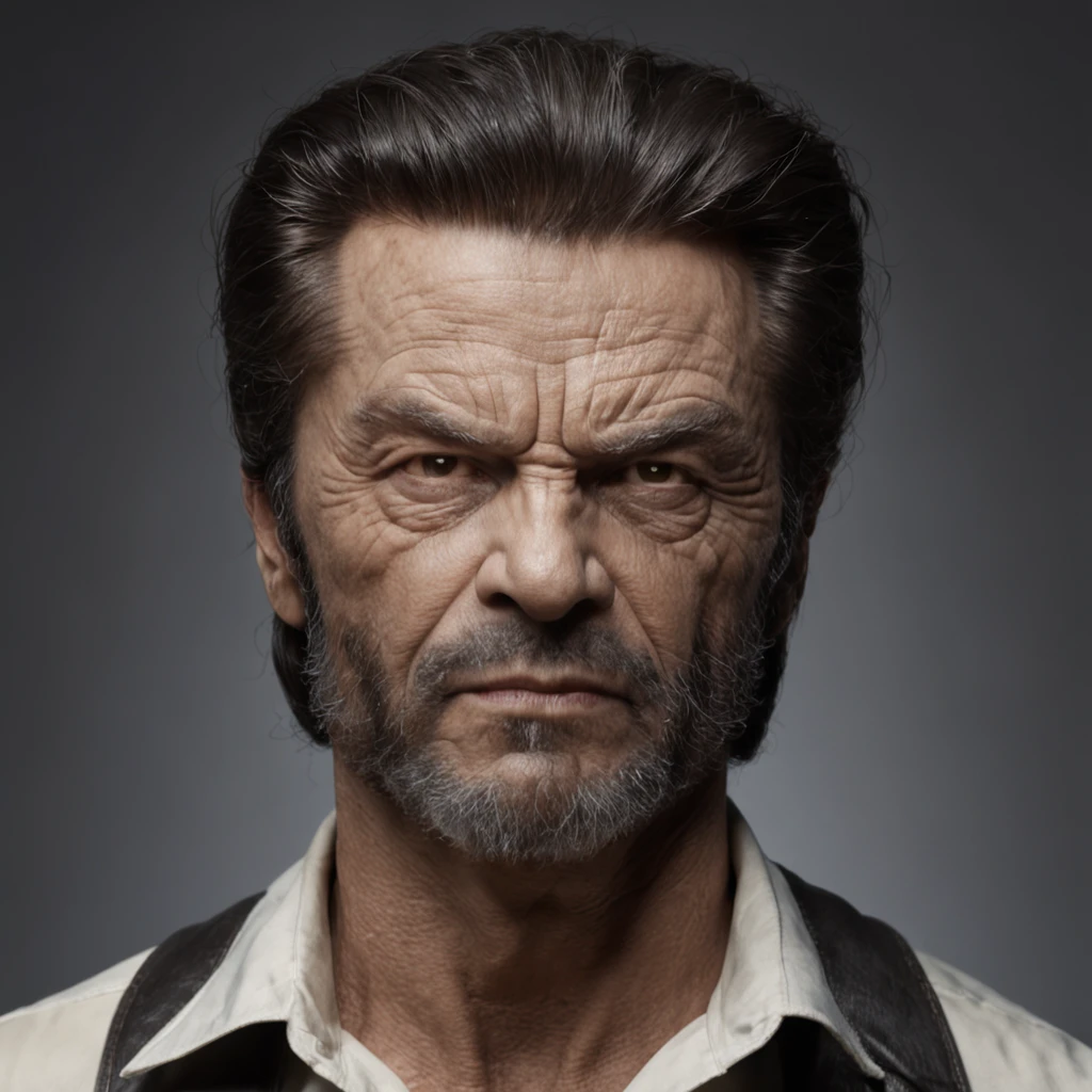Maravilhoso retrato ultra realista do Wolverine.