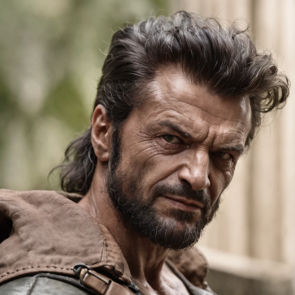 Maravilhoso retrato ultra realista do Wolverine.