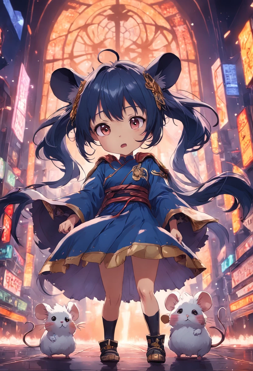((Shaman、nationality、:1.2)) ,Create dystopian masterpiece, There is a sense of expectation, Beautiful woman, skinny, Long black hair, Detailed face, smile, To the camera, Age 25、anime、Fantasy,Wooden chest pad、Emphasize the chest