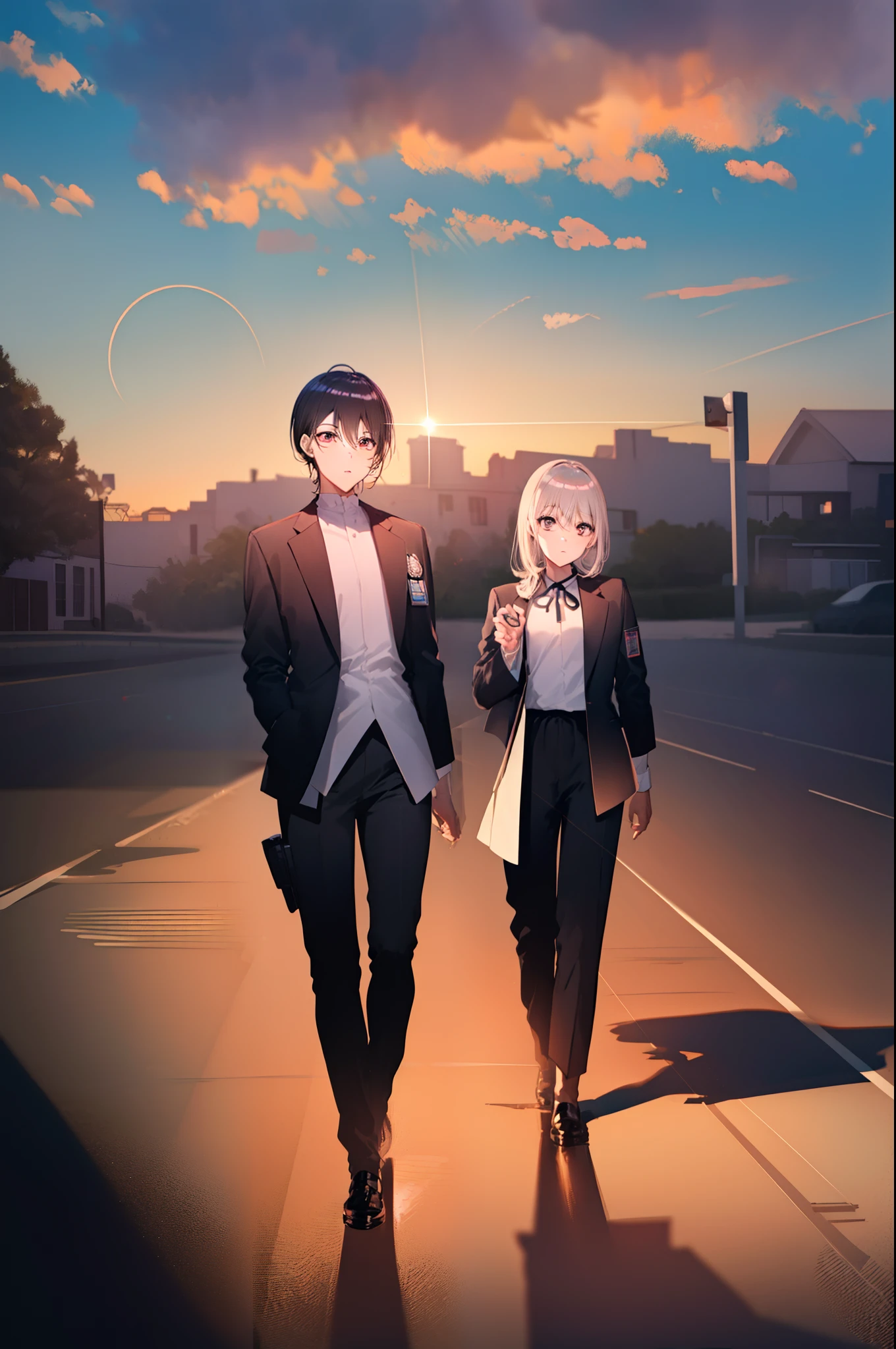((Primary work)), ((melhor qualidade)), High, (((((He has a pistol in his right hand holding it properly to shoot)))))), (((Um menino com cabelo preto curto e olhos vermelhos))), ((((There is only one person)))), Kiyotaka Ayanokuji, ((((adolescente de anos)))), (((men's school uniform white shirt black jacket open jacket long black pants))), ((Olhos vermelhos))), (((((cabelo preto curto))))))), ((corpo inteiro anatomicamente correto)), pernas normais, ((usa sapatos pretos)), ((He has a scared face and confusion)), ((Detailed full scenario)), ((mystery)), ((horror)), ((Tempo tenso)), Postura equilibrada, blush sutil |, Pingente de cristal BREAK golden hour, (Rim lighting): 1.2, tons quentes, Brilho solar, sombras suaves, cores vibrantes, painterly effect, dreamy atmosphere BREAK scenic lake, montanhas distantes, salgueiro, calm water, reflection, nuvens iluminadas pelo sol, Tranquil setting, idyllic sunset, Ultra Detalhado, Arte Oficial, Unity 8k papel de parede, Zentangle, mandala