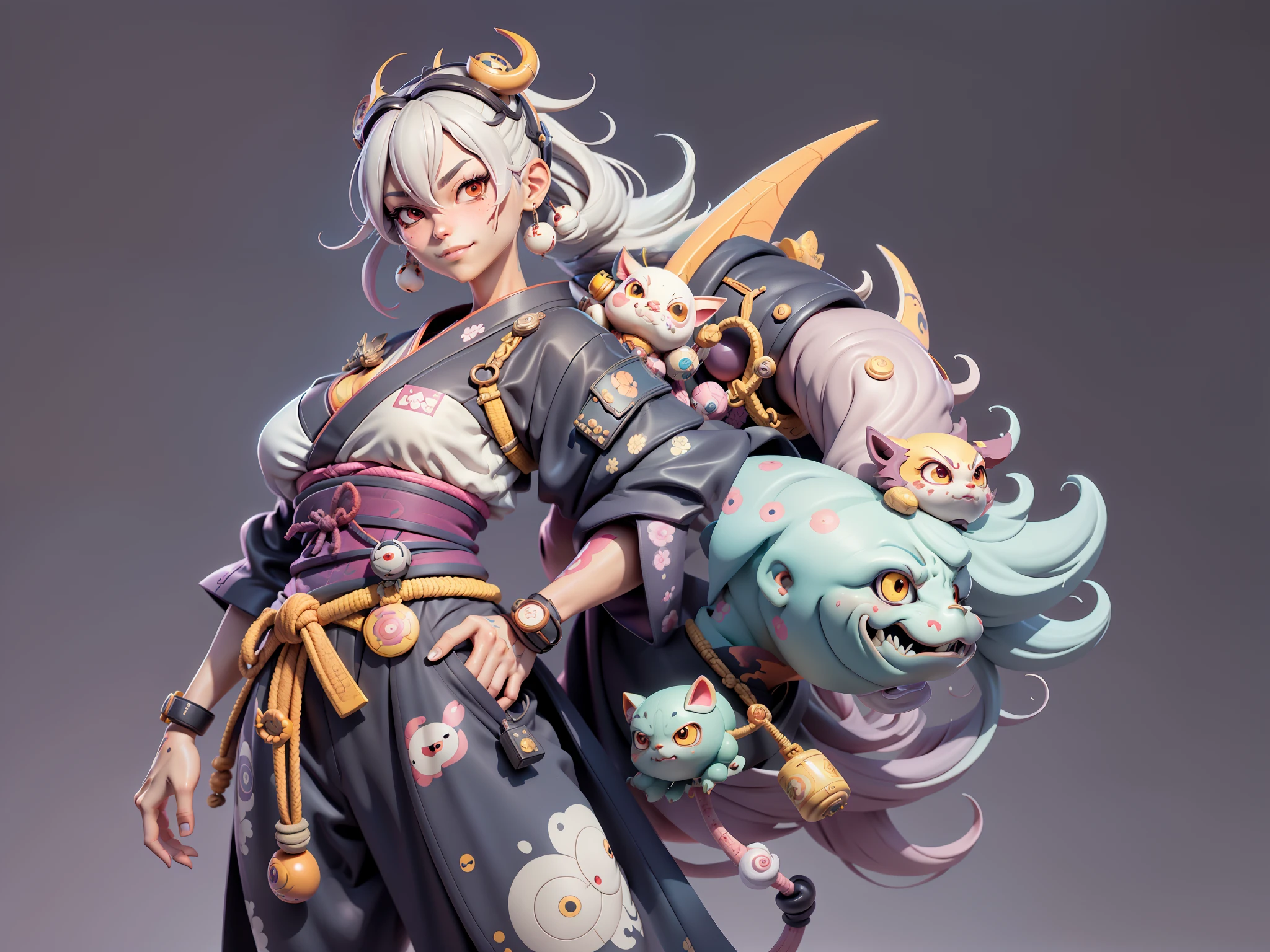 (Daisaku),(Need),(Super meticulous),(full bodyesbian:1.2),Japanese ukiyo-e girl,japanese geisha,Beautiful,Oriental dragon,Aeolian Thor,Raised sexy,爆乳,Oriental face,TV Anchor,Bust portrait illustration,Alone,In black suit,a blue tie,The face is slightly chubby,The face was clean,without a beard,Black super short hair,Black eyes,Smile confidently,3C computer sub-products,iPad, iphone,Digital painting,3D character design by Mark Clairen and Pixar and Hayao Miyazaki and Akira Toriyama,The illustration is a high-definition illustration in 4K resolution,With very detailed facial features and cartoon-style visuals。