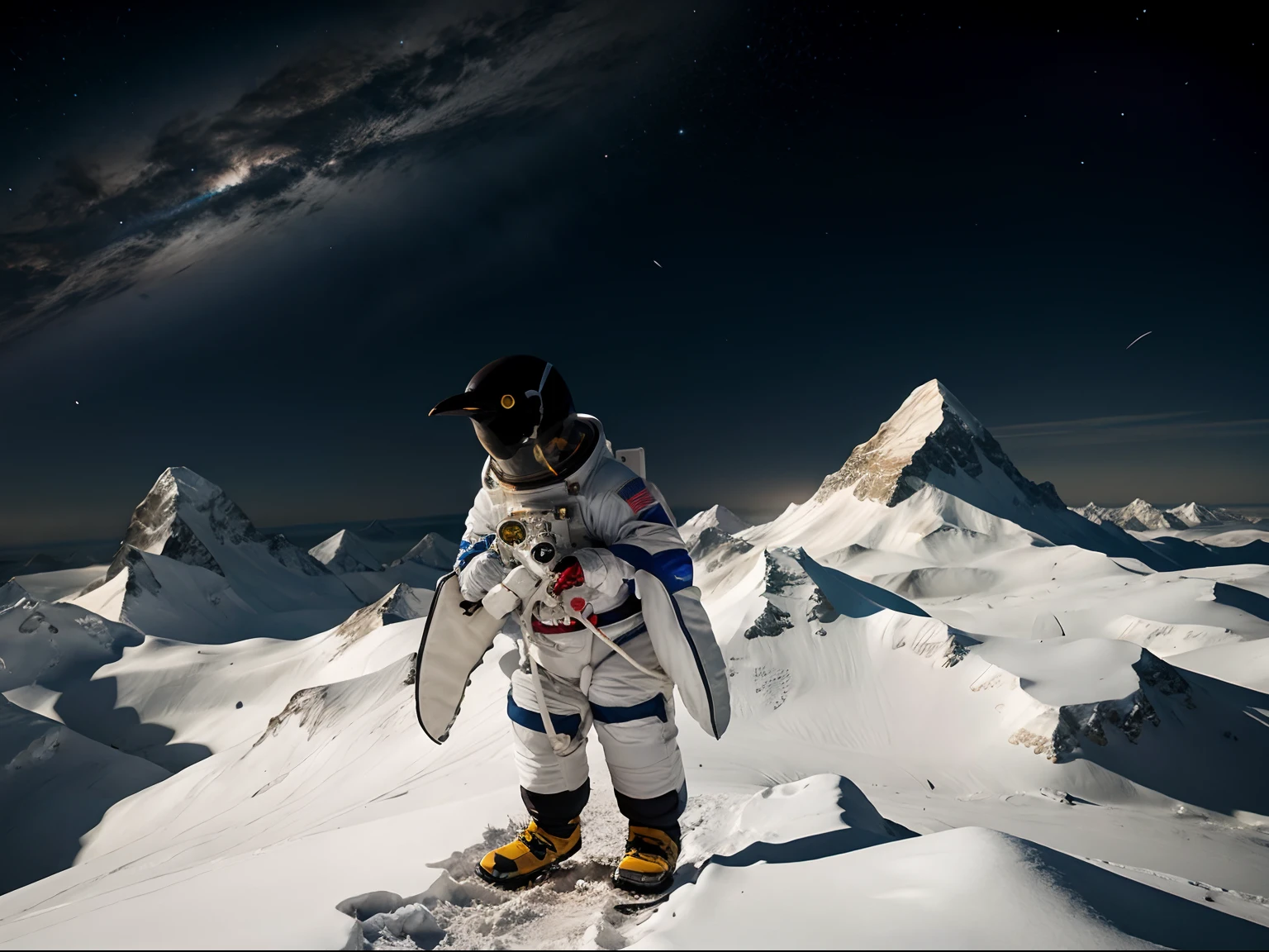 Astronaut penguin