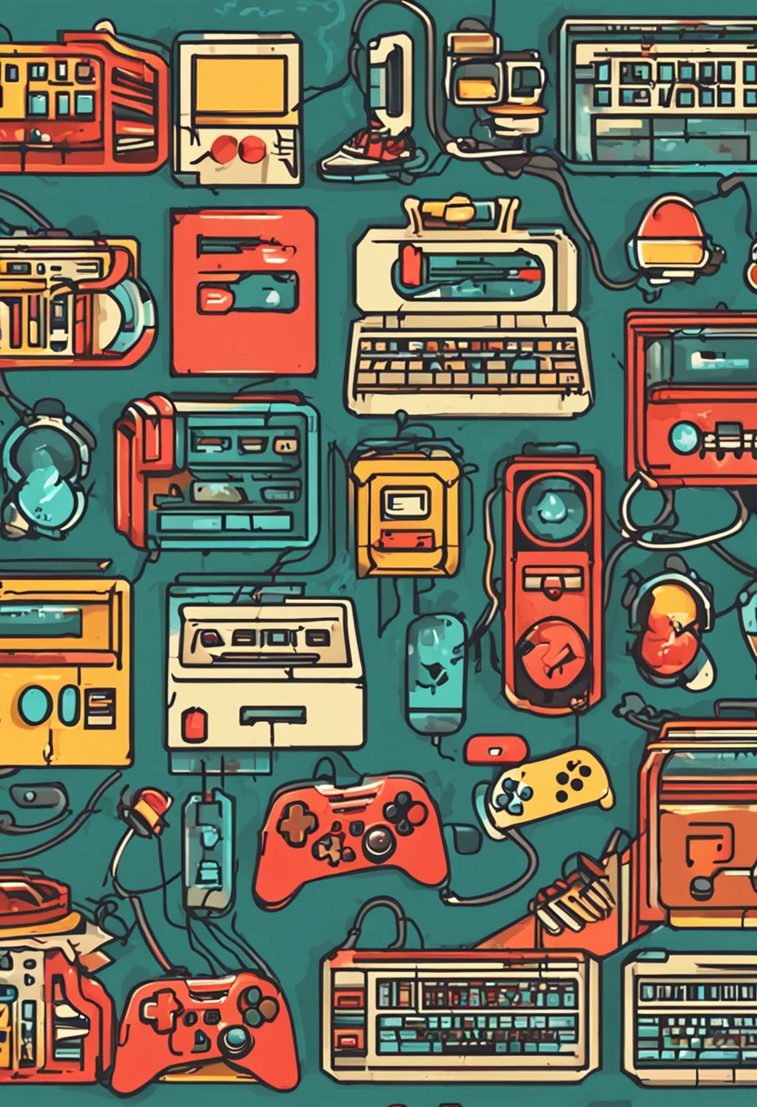 Retro style logo: A logo with retro elements, como uma fonte de arcade ou pixel art, combinado com um joystick ou controle de videogame. This would convey a nostalgic feel to classic games.