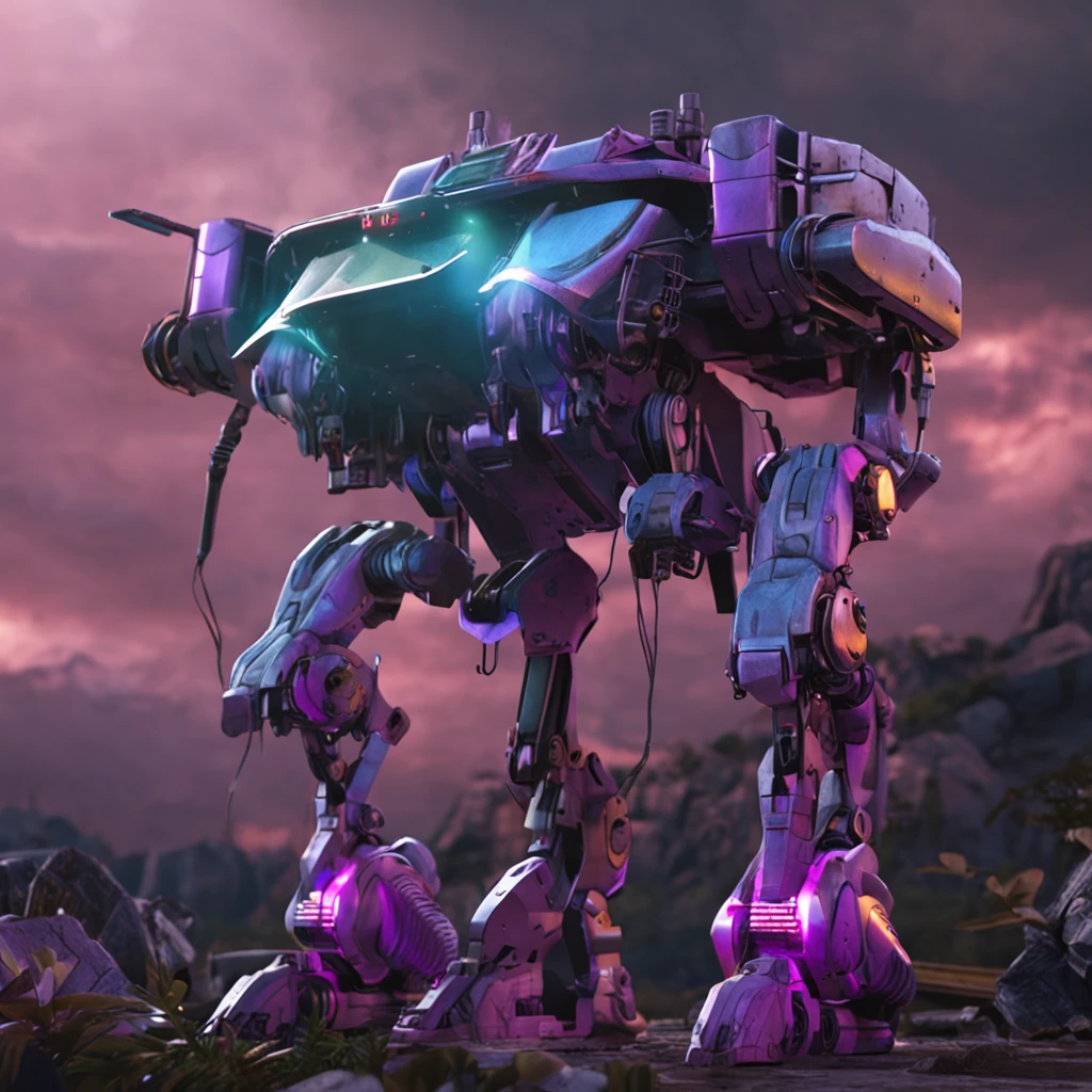 one-girl, mechs,