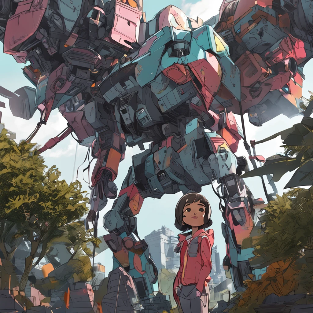 one-girl，  mechs，