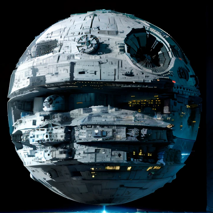 Star Wars Death Star in Deep Space